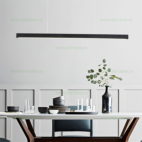Dispersor Lumina Corp LED Liniar Interconectabil Suspendat 1 corp iluminat led 40w 120cm interconectabil suspendat lz7225 2