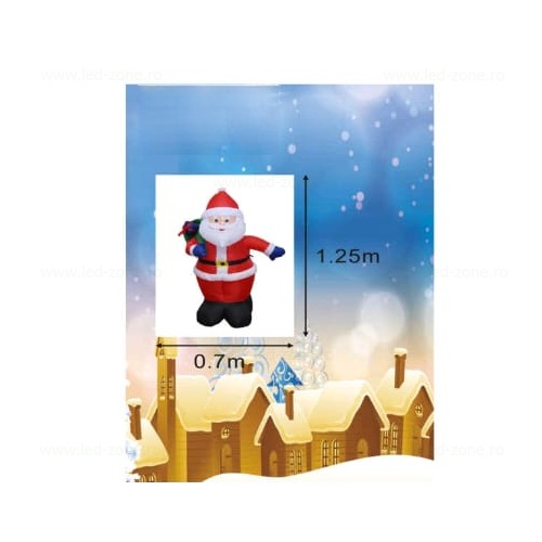 Figurina Gonflabila Mos Craciun 1.2m LZ-9229 3 figurina gonflabila mos craciun 1 2m lz 9229 1