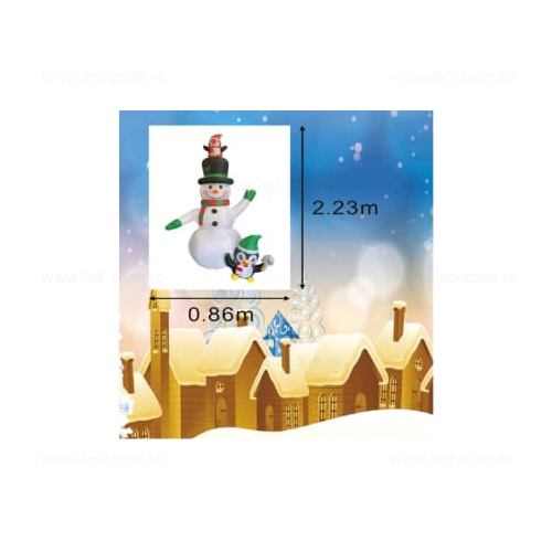 Figurina Gonflabila Om de Zapada 2.2m LZ9227 3 figurina gonflabila om de zapada 2 2m 1