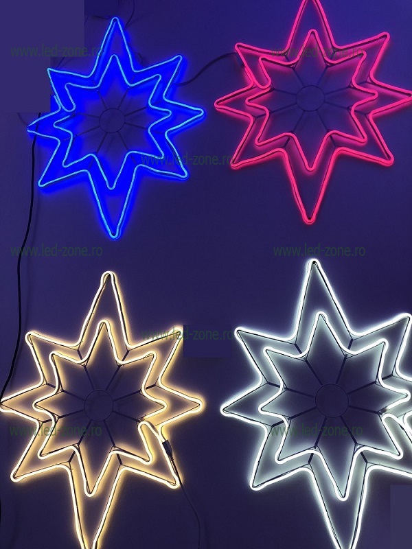 instalatie led exterior neonflex stea mare