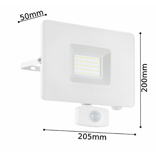 Proiector LED 50W cu Senzor de Miscare FAEDO 5 proiector led 50w cu senzor de miscare faedo p1