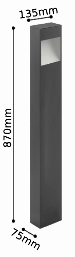 stalp gradina 10w 87cm manfria 4