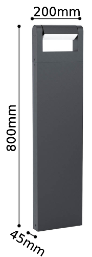 stalp gradina 5w 80cm brianza 2