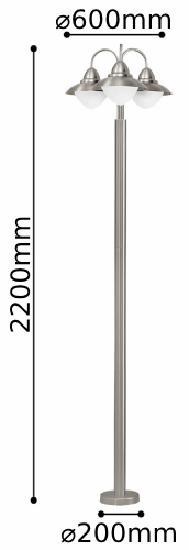 stalp gradina e27 2m sidney 3