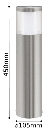 stalp led gradina 4w 45cm basalgo 3