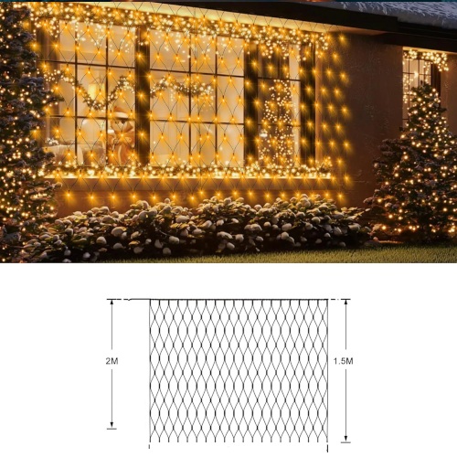 Instalatie LED Plasa 2x1.5m 1 instalatie led plasa 2 x 1 5m 11