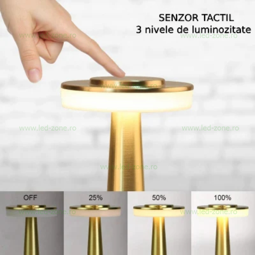 lampa birou led 10w 3 functii touch 2