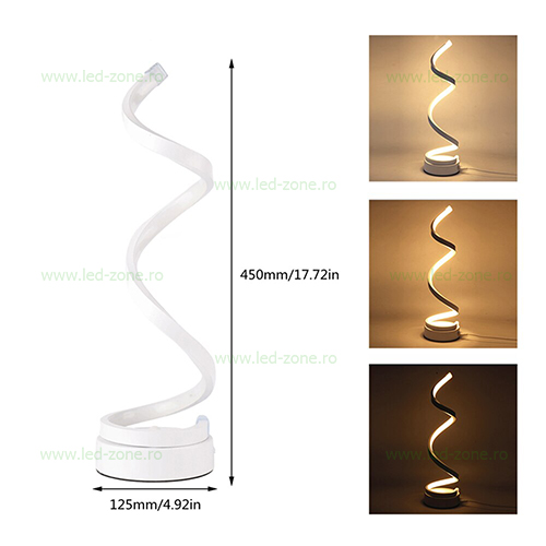 lampa birou led 14w 3 functii cu intrerupator lzt1013 8