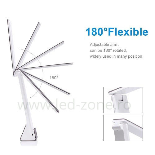 Lampa Birou LED Slim 1.8W 3 Functii LA SECA 8 lampa birou slim 4w touch 3 functii 5