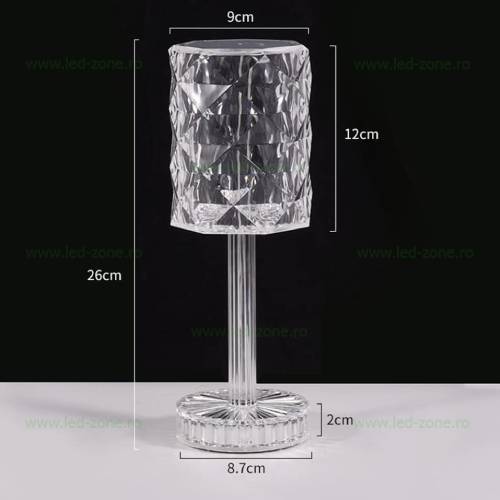 lampa de masa led dimabila 1w cct touch wanda 1