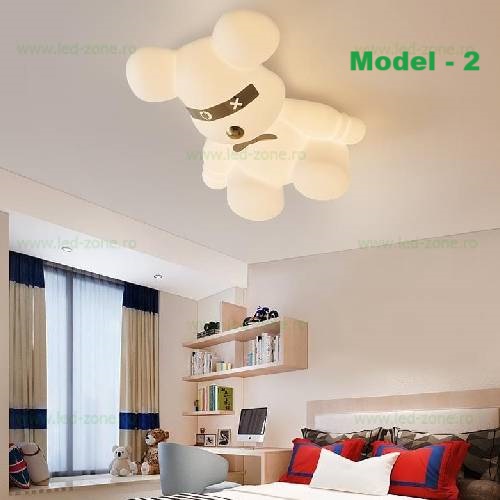 Lustra LED 160W Teddy Bear Smart 3 Functii Dimabila cu Telecomanda LZ1998 9 lustra led 160w bear smart 3 functii dimabila cu telecomanda lz1998 2