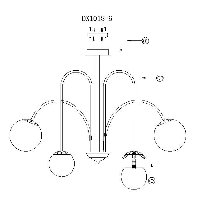 Lustra 6 Socluri G9 LZ1018-6 6 lustra 6 socluri g9 lzdx1018 6 5