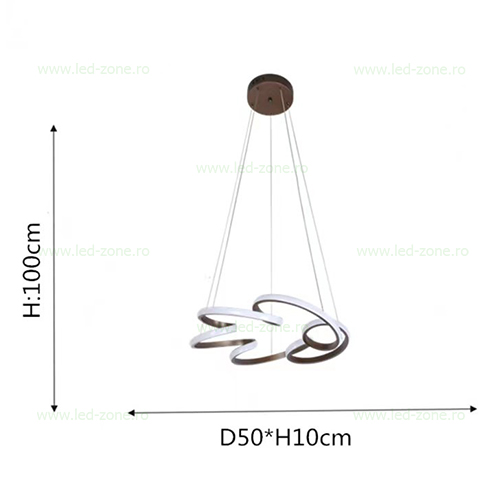 Lustra LED 90W Dimabila 3 Functii cu Telecomanda LZ2122 5 lustra led 90w dimabila 3 functii cu telecomanda lzydh2122 1