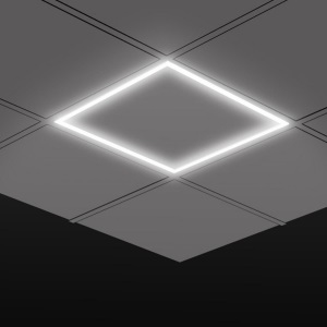 Panou LED 40W 60x60cm Alb Contur 4 panou led 40w 60x60cm alb contur 1