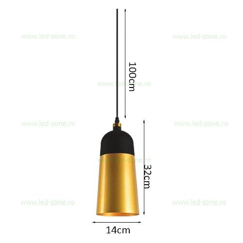 Pendul Soclu E27 Metalic LZ1916 3 pendul soclu e27 metalic lz1916 1