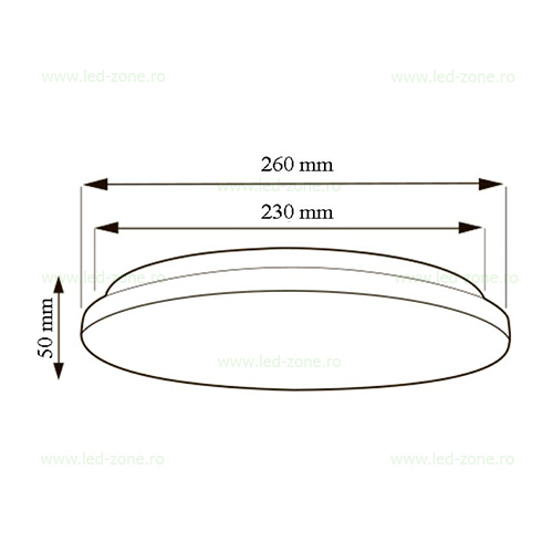 Plafoniera LED 15W Rotunda Slim Electron 1 plafoniera led 15w rotunda slim electron 1