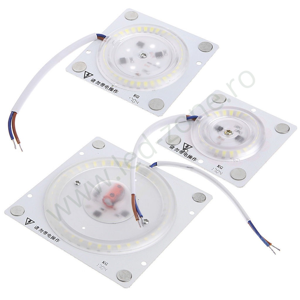 Kit LED Plafoniera 24W Magnet 6 kit led 24w plafoniera magnet 3 functii 4