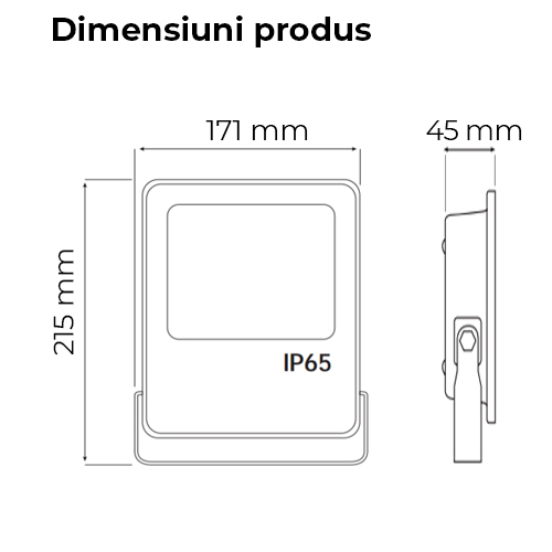 proiector led 30w slim smd leopar 1