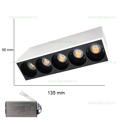 spot led 10w aplicat liniar cob alb descriere