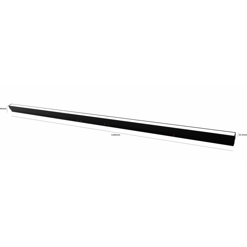 spot led magazin magnetic 36w liniar mat 120cm 3