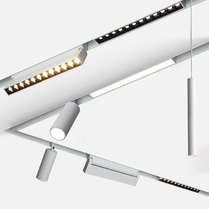Spot LED Magnetic 10W Liniar Mat Alb 5 spot led magnetic 10w 20w liniar mat alb aplicatii