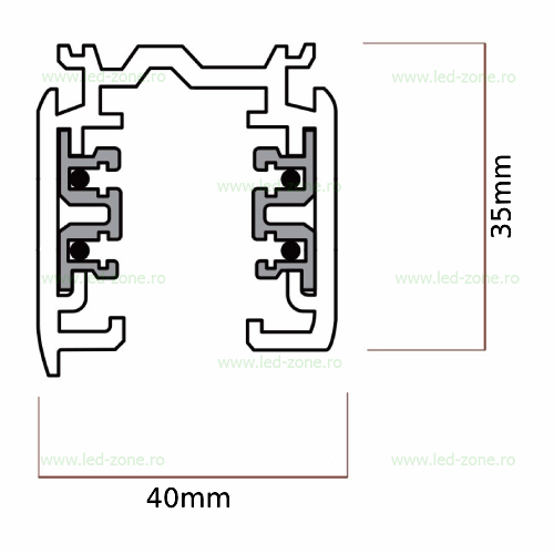 sina spot led magazin 1m 2m 4 contacte 2