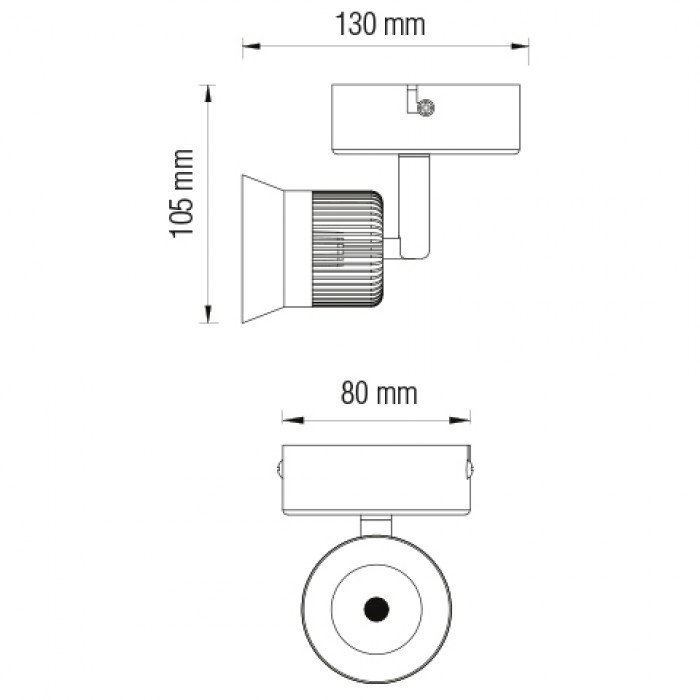 Spot LED Aplicat 5W COB Diverse Culori 5 spot led magazin aplicat 5w cob diverse culori 3