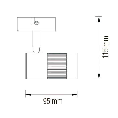 Spot LED Aplicat 8W COB Mobil TOKYO 5 spot led magazin aplicat 8w cob diverse culori 3