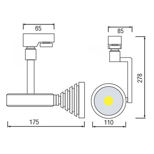 Spot LED Magazin Sina 12W Prag Diverse Culori 7 spot led magazin sina 12w prag diverse culori 1