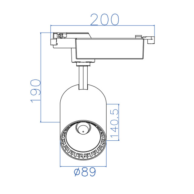 Spot LED Magazin Sina 24W COB 4 spot led magazin sina 24w cob descriere