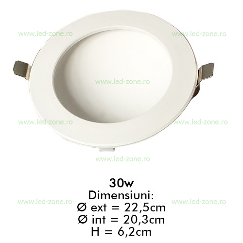 Spot LED 30W Rotund Alb Lumina Indirecta 6 spot led 30w rotund alb lumina indirecta