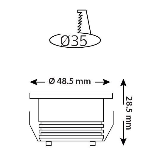 Spot LED 3W COB Rotund BIANCA 4 spot led 3w cob rotund alb lzbi descriere