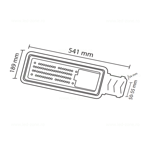 Lampa LED Iluminat Stradal 150W SMD Lupa VEGAS 6 lampa led iluminat stradal 150w smd lupa venus 2