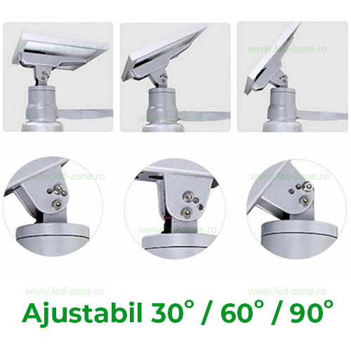 Lampa LED Iluminat Stradal 40W Solara cu Suport si Telecomanda 7 lampa led iluminat stradal 40w solara cu suport si telecomanda 6
