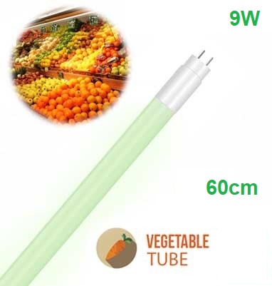 Tub LED T8 Mat 9W 60cm pentru Vitrina Legume Alimentare la un Capat 1 tub led t8 mat 60cm 9w pentru vitrina legume 4