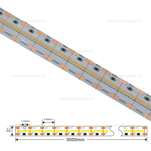 Banda LED 2110 700 SMD/ML Interior 24V 6 banda led 2110 700 smd ml interior 24v 3